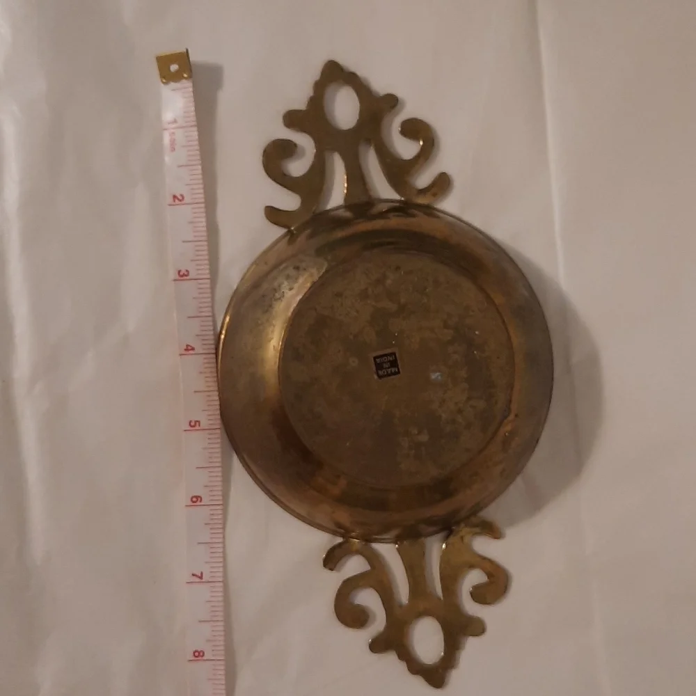 Vintage Brass jewelry or accessory dish great piece